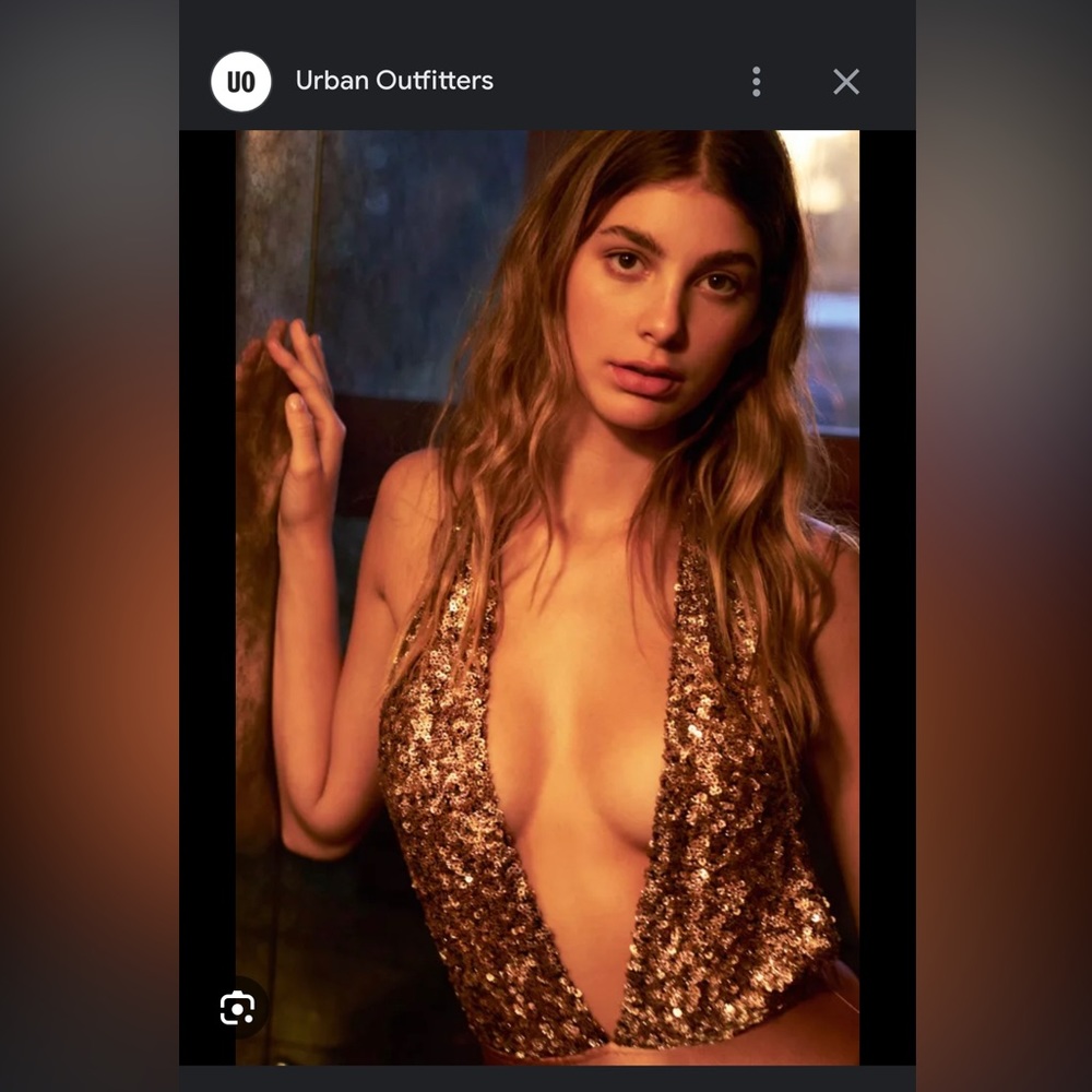 Urban outfitters sequins bodysuit